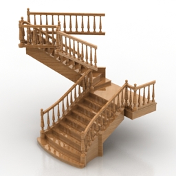 stair 3D Model Preview #c51146a4