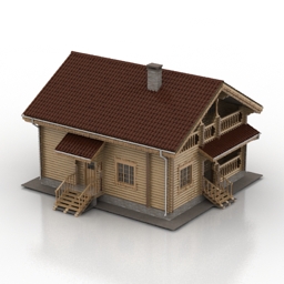 house 3D Model Preview #bda64285