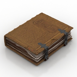 book old 3D Model Preview #0ba3eed6