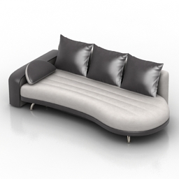 sofa praga 3D Model Preview #64489722
