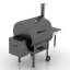 3D "Oven barbecue 10ravens 3D M 014 Outdoor furniture 02" - Collection
