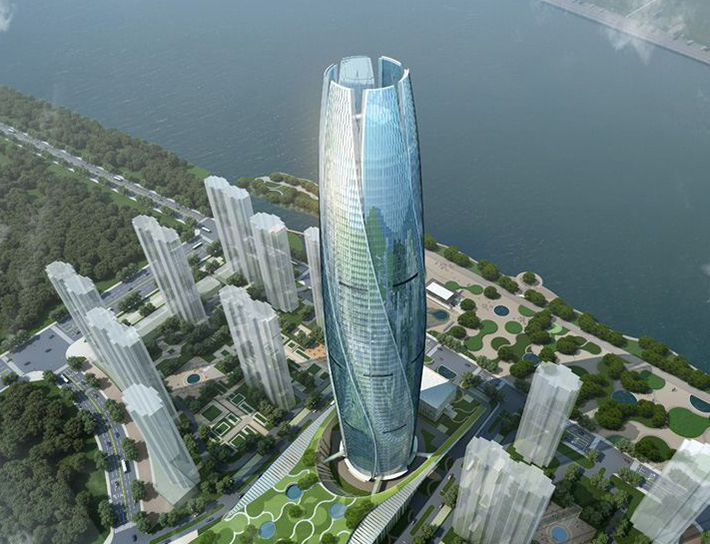 New City Flower building, Fushun, China