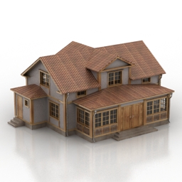 house 3D Model Preview #7393a8ec