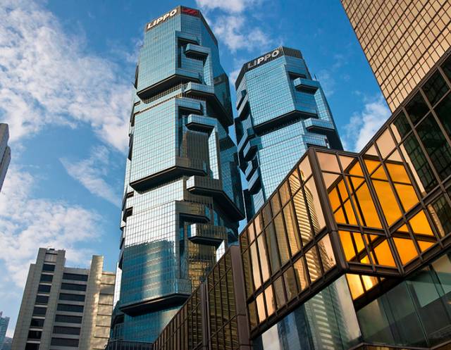 Lippo Centre twin towers, Hong Kong