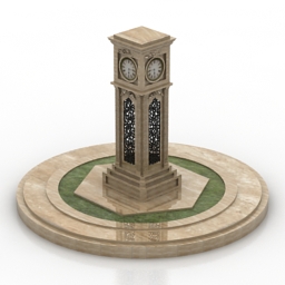 clock street 3D Model Preview #1dd74879