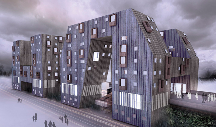 Development over railway, Kuopio, Finland
