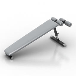 sit up bench 3D Model Preview #89326acb