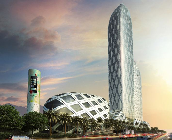 W hotel complex, Noida, New Delhi, India