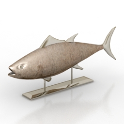 figurine fish 3D Model Preview #90d52999