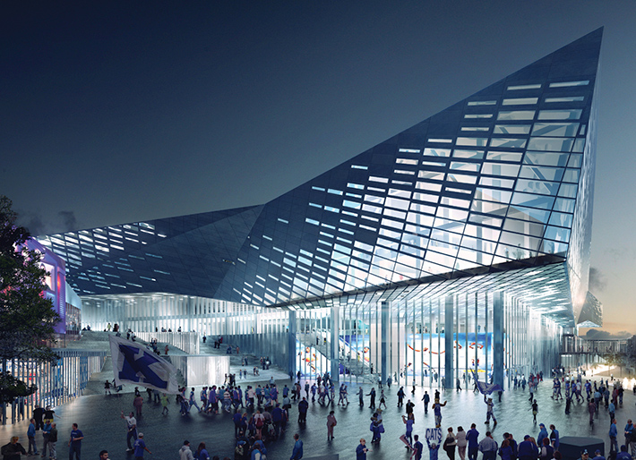 Renovation for Rupp Arena, Kentucky, USA
