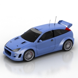 car ford focus 3D Model Preview #faeae8b0