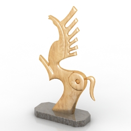figurine horse 3D Model Preview #fd1ce15b