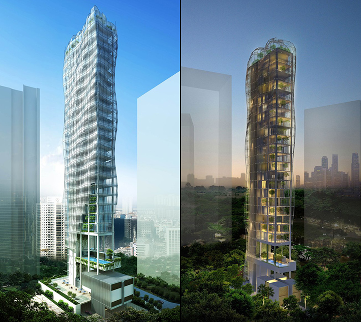 Orchard Suites apartment building, Singapore