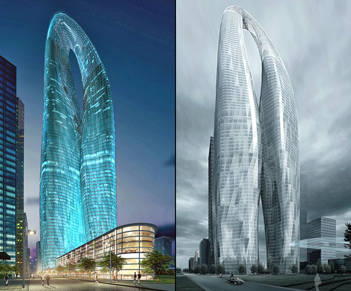 Mixed-use 800 meters skyscraper, China
