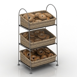 rack bakery 3D Model Preview #e335868f