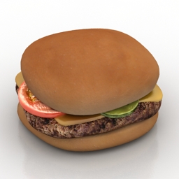 Download 3D Cheeseburger