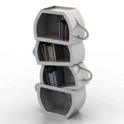 rack books 3D Model Preview #8ffe238c