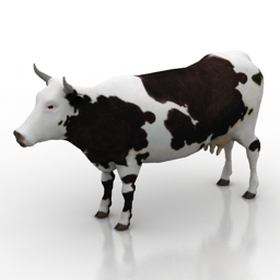 3d Model Cow Category Animals