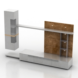 tv stand gwinner casale 3D Model Preview #b603ba0e