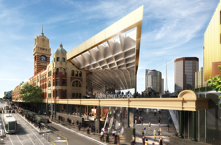 Flinders Street Station, Melbourne, Australia
