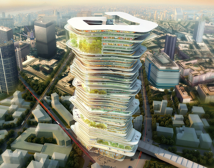 'Endless City' skyscraper, London, United Kingdom