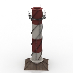 chimney factory 3D Model Preview #84ff141f