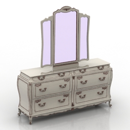dressing table 3D Model Preview #e96f2951