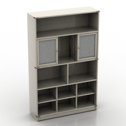 bookcase 3 3D Model Preview #1b8153c1