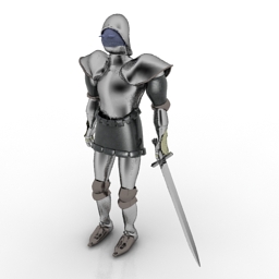 knight 3D Model Preview #fef2ab8d
