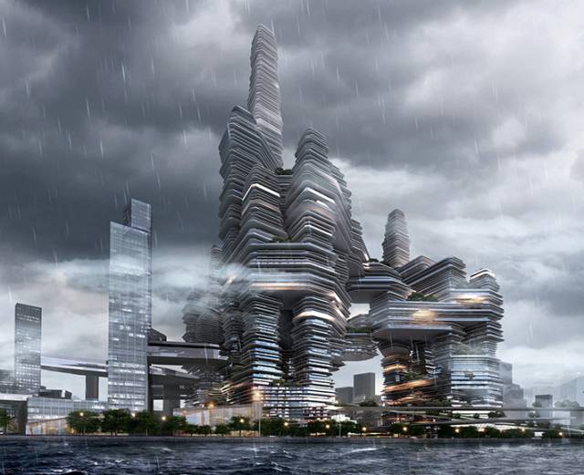 'Cloud Citizen' Super City, Shenzhen, China