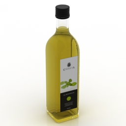 bottle olive oil 3D Model Preview #877703b3