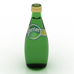 3D Perrier water preview