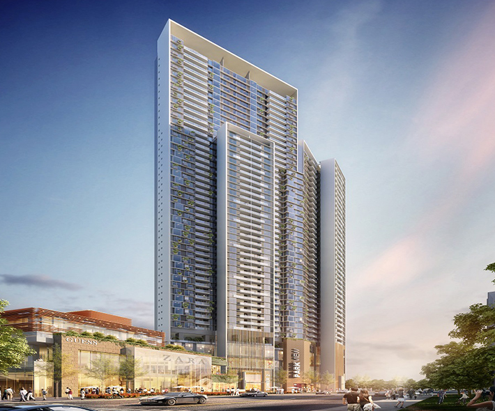 Park Place Wuhan mixed-use development, China