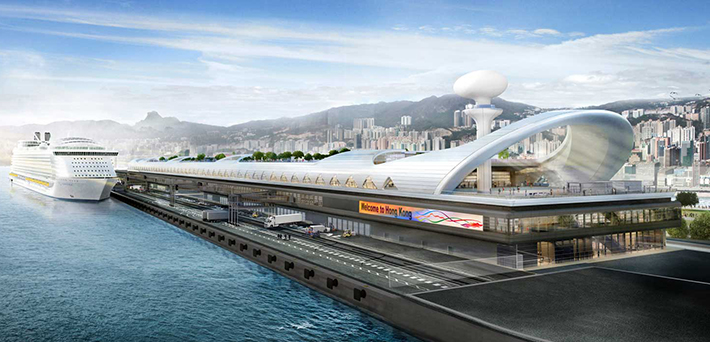 Cruise Terminal for Hong Kong Airport, China