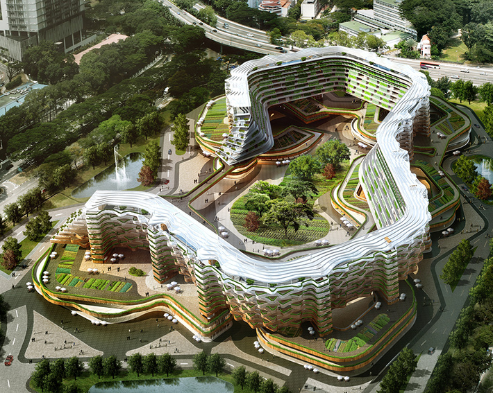 Vertical Home Farm by SPARK Architects, Singapore