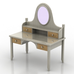 dressing table 3D Model Preview #f3f5947d