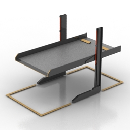 park lift wohr 411 3D Model Preview #4bc29126