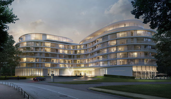 The Fontenay luxury hotel in Hamburg, Germany