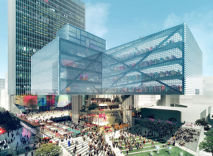New Central Library by REX, Calgary, Canada