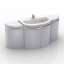 3D "Aquanet Rimini sink mirror" - Sanitary Ware Collection