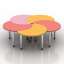 3D "Childrens set table chairs" - Interior Collection