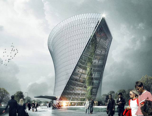 Flying Garden Tower by Coop Himmelb(l)au, Germany