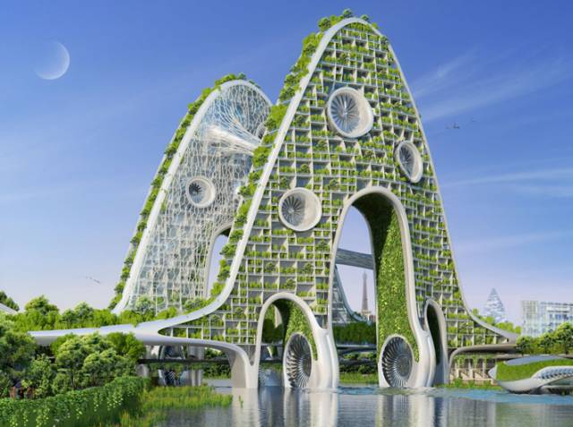 Vincent Callebaut's 2050 vision of Paris as a 'Smart City'
