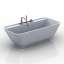 3D "Burgbad Senza Bath and faucets" - Sanitary Ware Collection