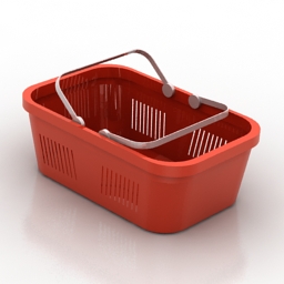 basket shopping 3D Model Preview #56c03ecd