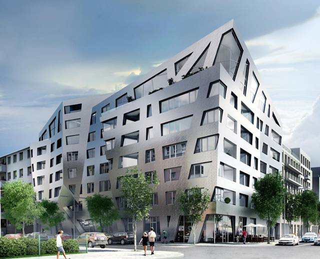 Sapphire Building by Daniel Libeskind, Berlin, Germany
