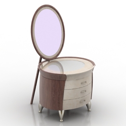 dressing table 3D Model Preview #0e6f497a