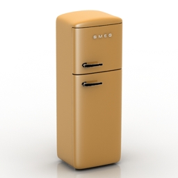 refrigerator smeg 3D Model Preview #3e6c90e4