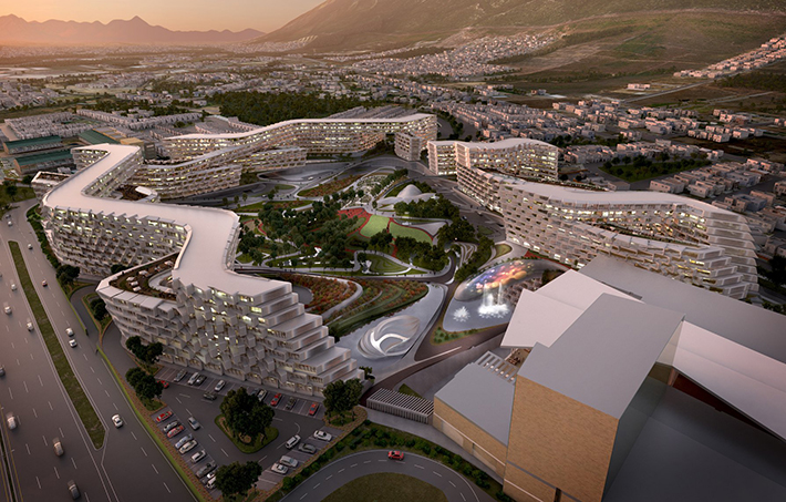 Esfera City Center by Zaha Hadid, Monterrey, Mexico