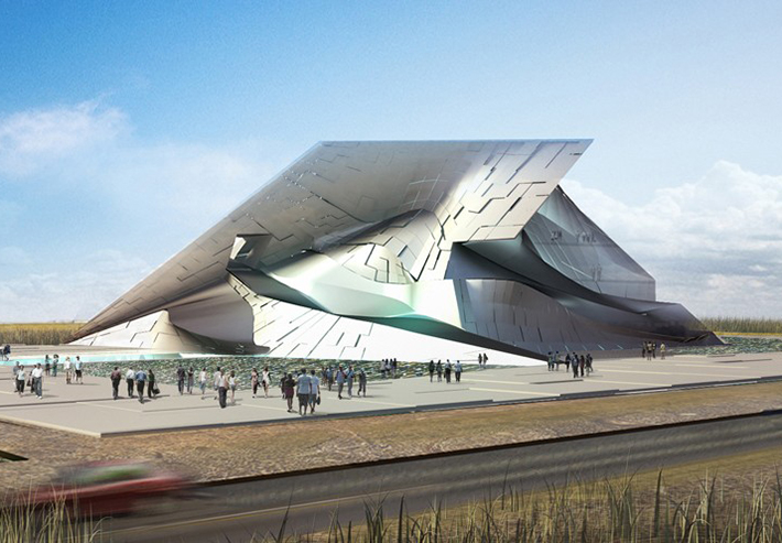 Archaeological Museum by Coop Himmelb(l)au, Tell el-Daba, Egypt